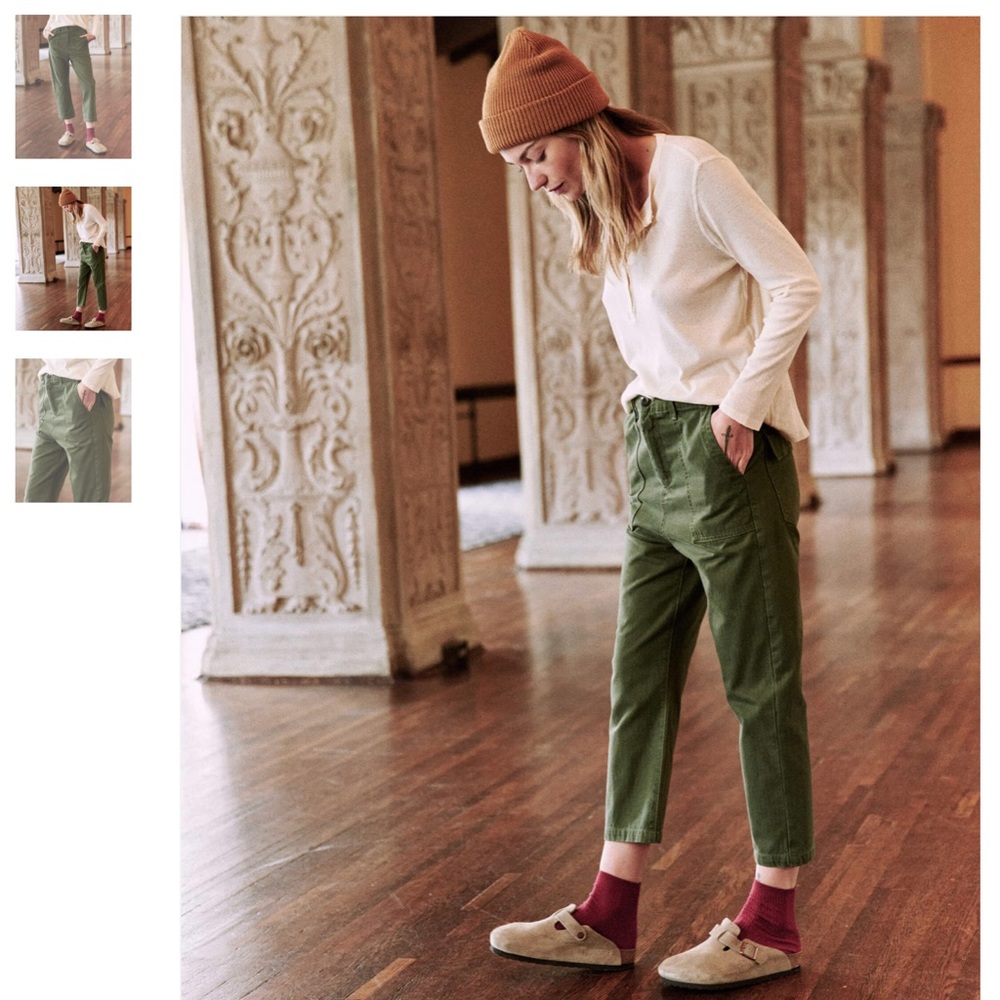 The GREAT.  Ranger pant size 28 in herringbone army.